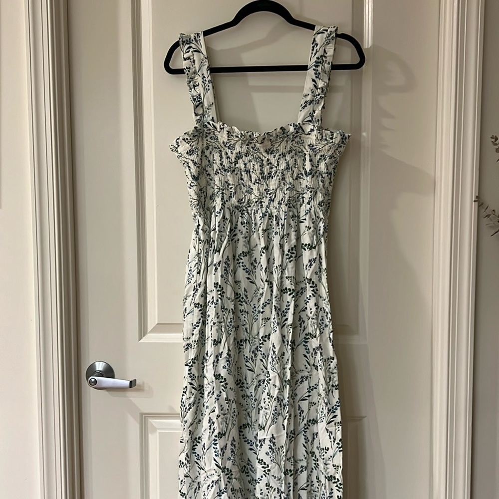 Zara Floral Print Maxi Dress Size XL